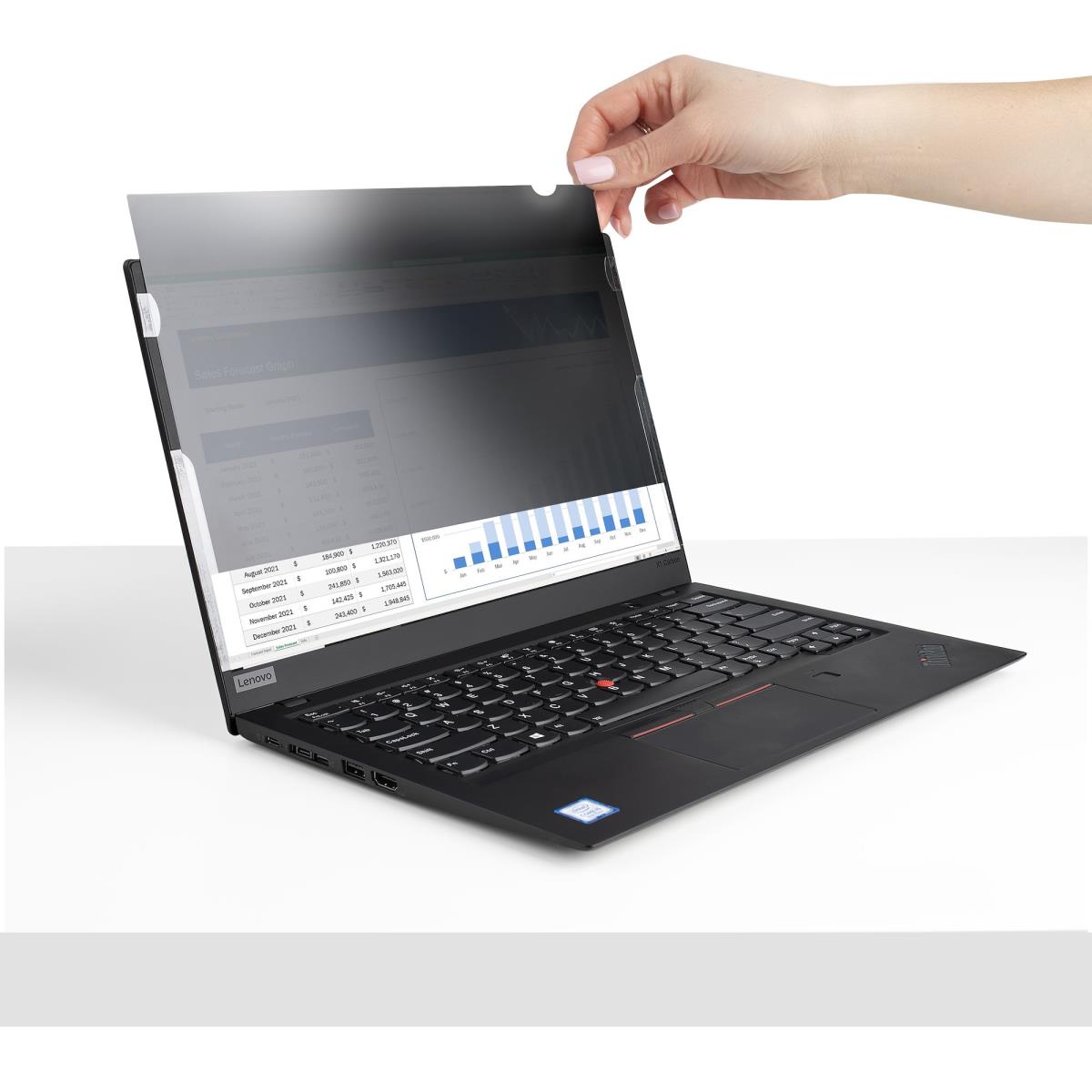 STARTECH.COM Laptop Privacy Screen - 14in Anti-glare Blue Light Filter