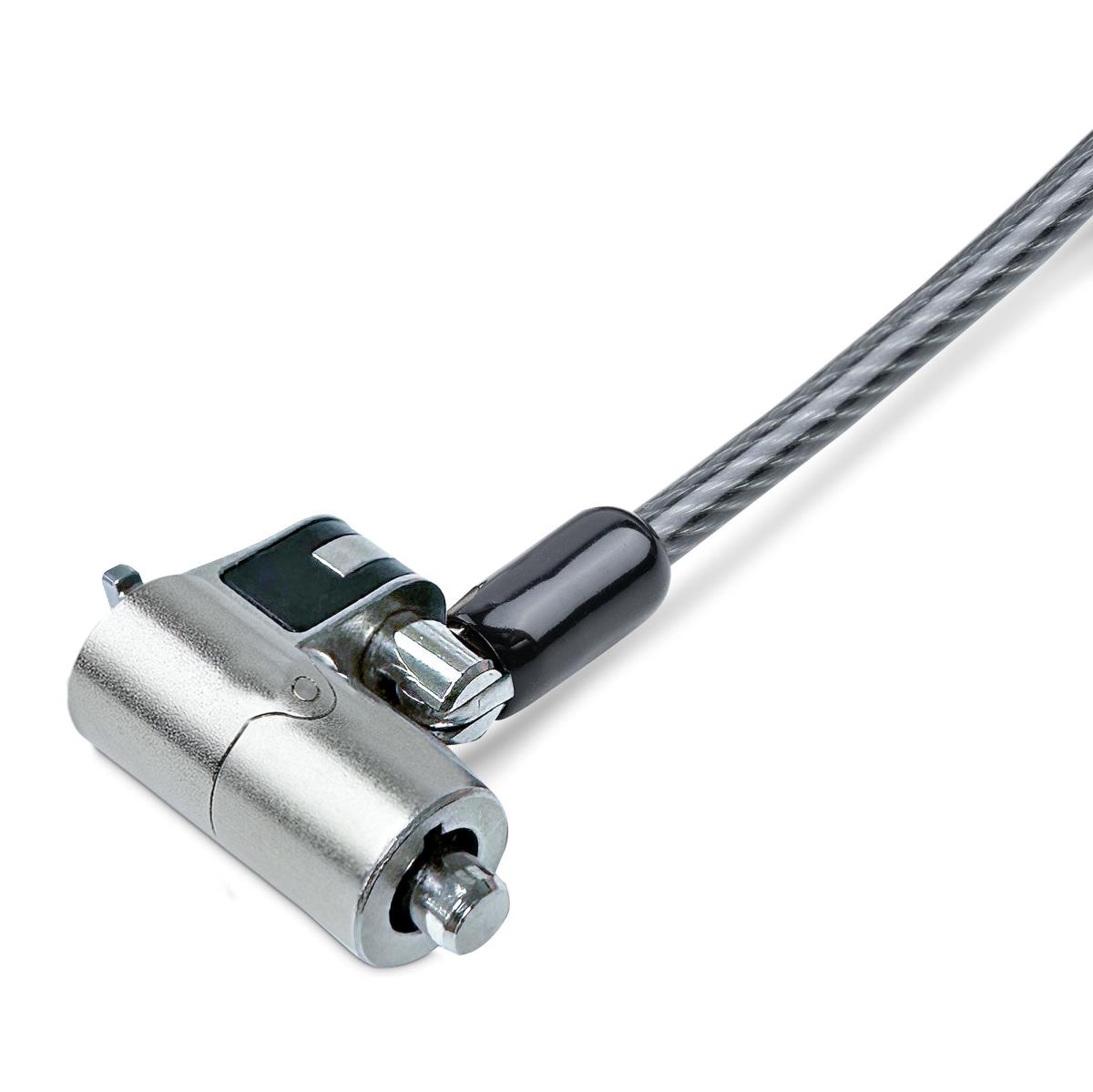 STARTECH.COM Laptop Cable Lock Nano Slot Steel Security Cable Keyed Lock