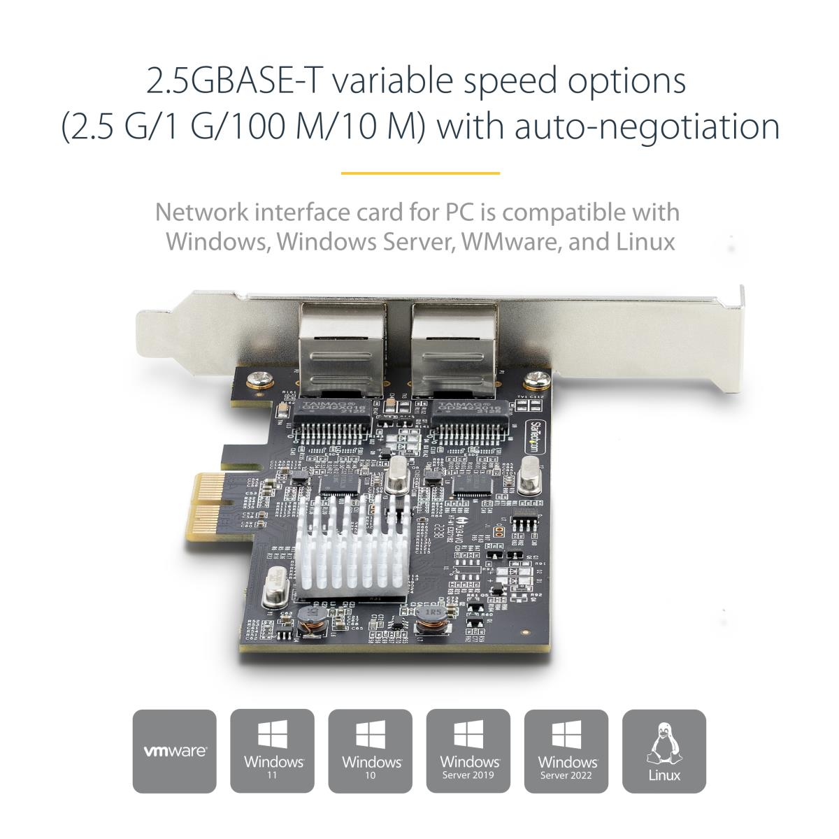 STARTECH.COM Pci-e Network Card Dual Nbase-t Ethernet Card
