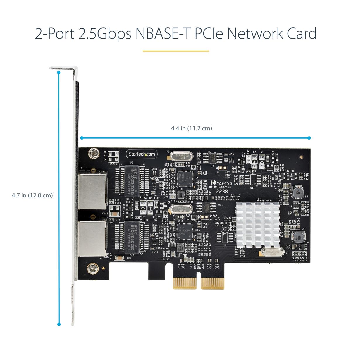 STARTECH.COM Pci-e Network Card Dual Nbase-t Ethernet Card