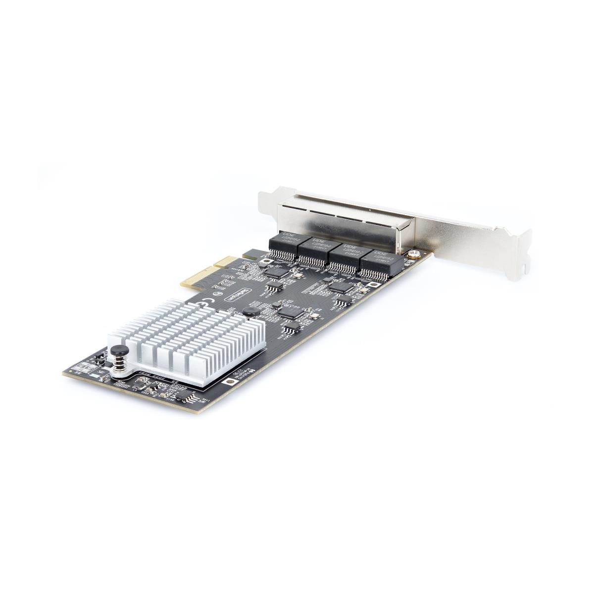 STARTECH.COM Network Card - 4-port 2.5g Pci-e Quad Nbase-t Ethernet Card