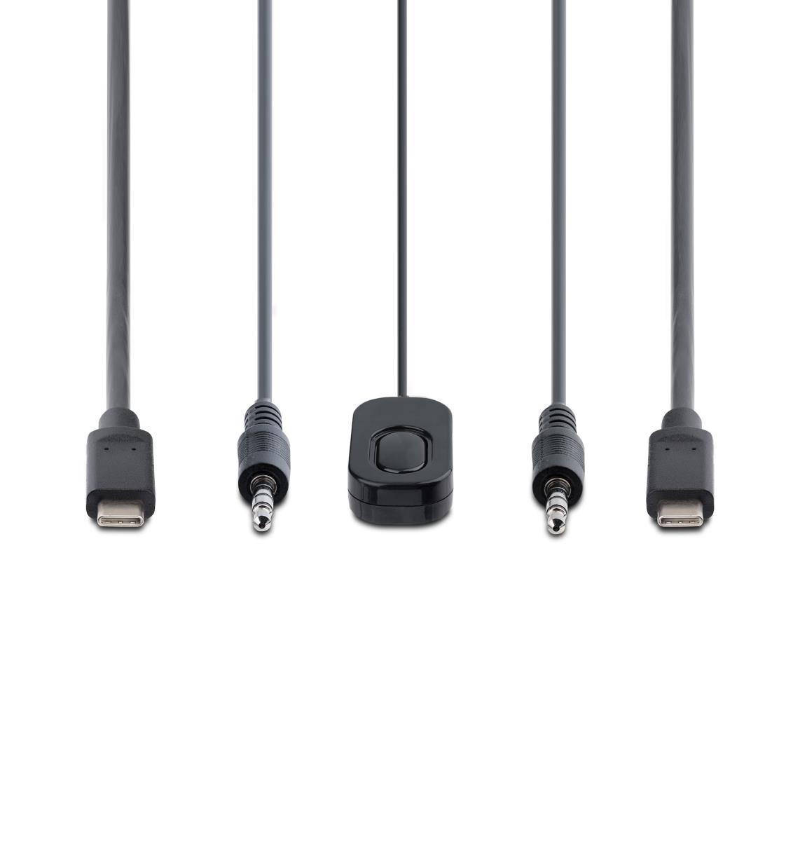 STARTECH.COM Cable KVM Switch 2-port 4k USB-c Compact KVM Bus Powered