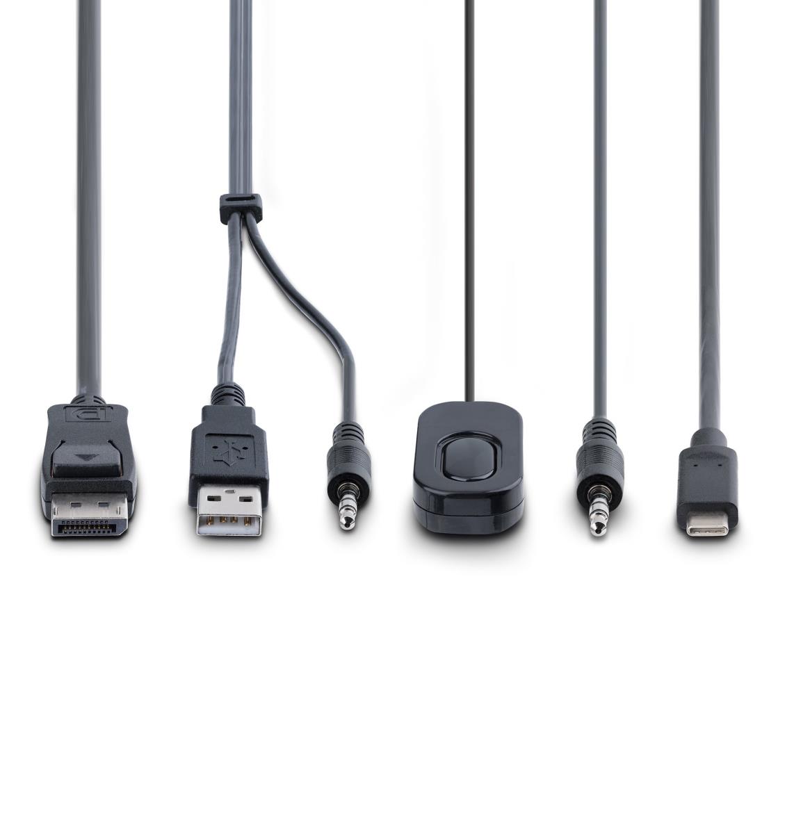 STARTECH.COM 2-port Compact 4k KVM Switch USB-a/USB-c Cable KVM Switch