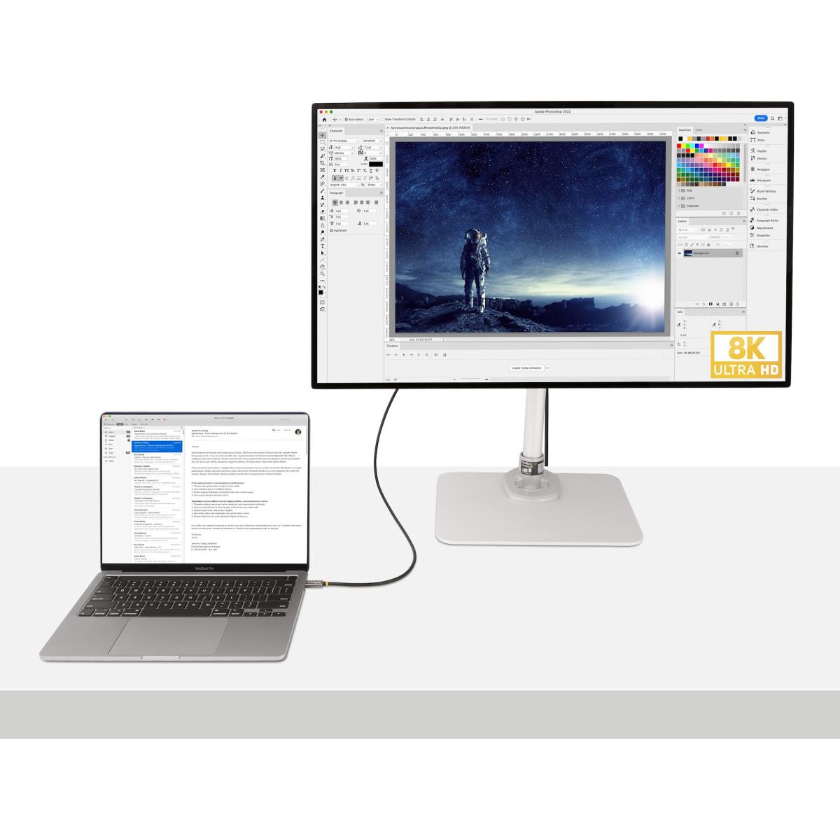 STARTECH.COM USB4 Cable USB-if Certified USB-c - 3ft