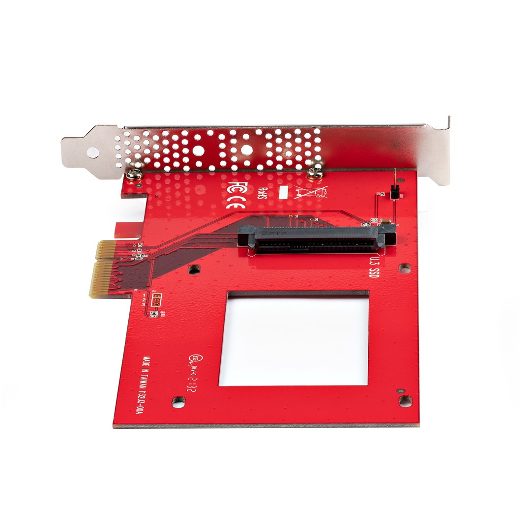 STARTECH.COM U.2 To Pci-e Adapter For 2.5in U.2 Nvme SSD - Sff-8639 - X4 Pci-e 3.0
