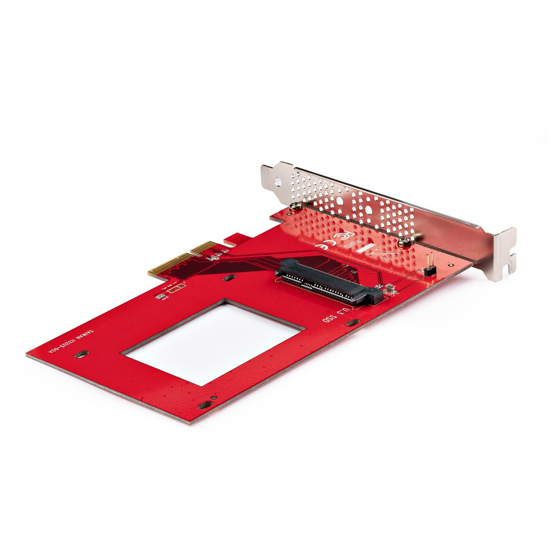 STARTECH.COM U.2 To Pci-e Adapter For 2.5in U.2 Nvme SSD - Sff-8639 - X4 Pci-e 3.0