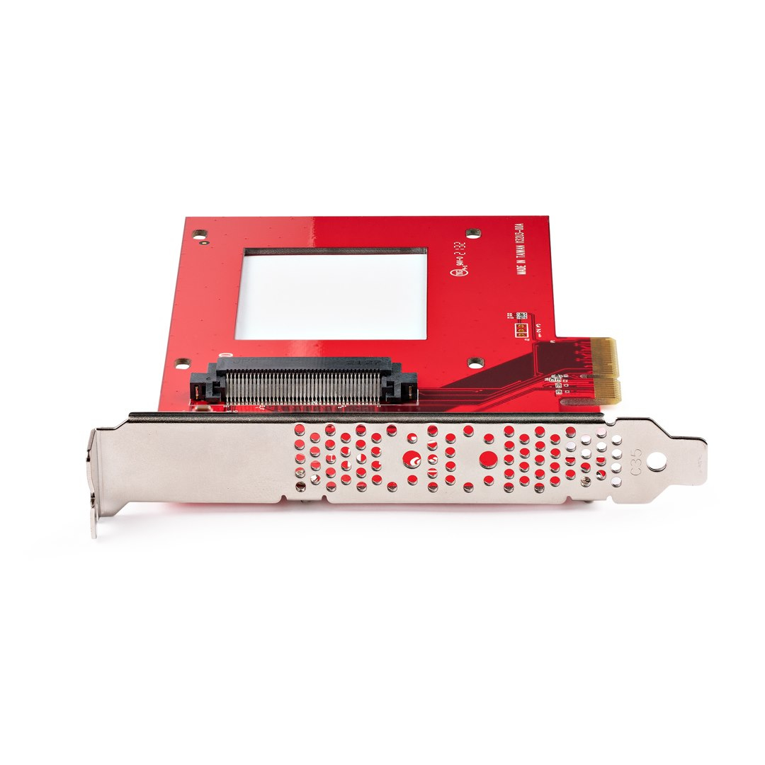 STARTECH.COM U.2 To Pci-e Adapter For 2.5in U.2 Nvme SSD - Sff-8639 - X4 Pci-e 3.0