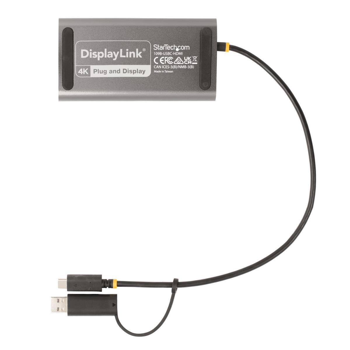 STARTECH.COM USB-c To Dual-hdmi Adapter 4k 60hz Pd