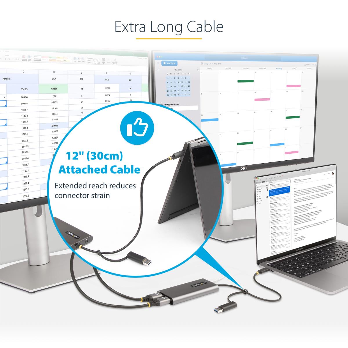 STARTECH.COM USB-c To Dual-hdmi Adapter 4k 60hz Pd