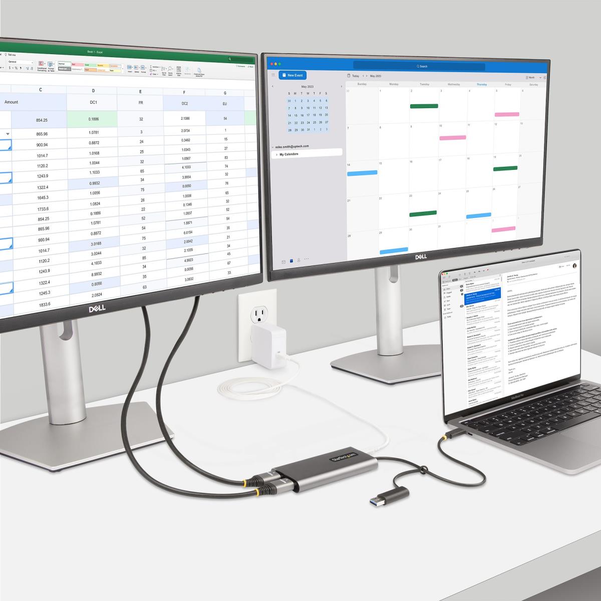 STARTECH.COM USB-c To Dual-hdmi Adapter 4k 60hz Pd