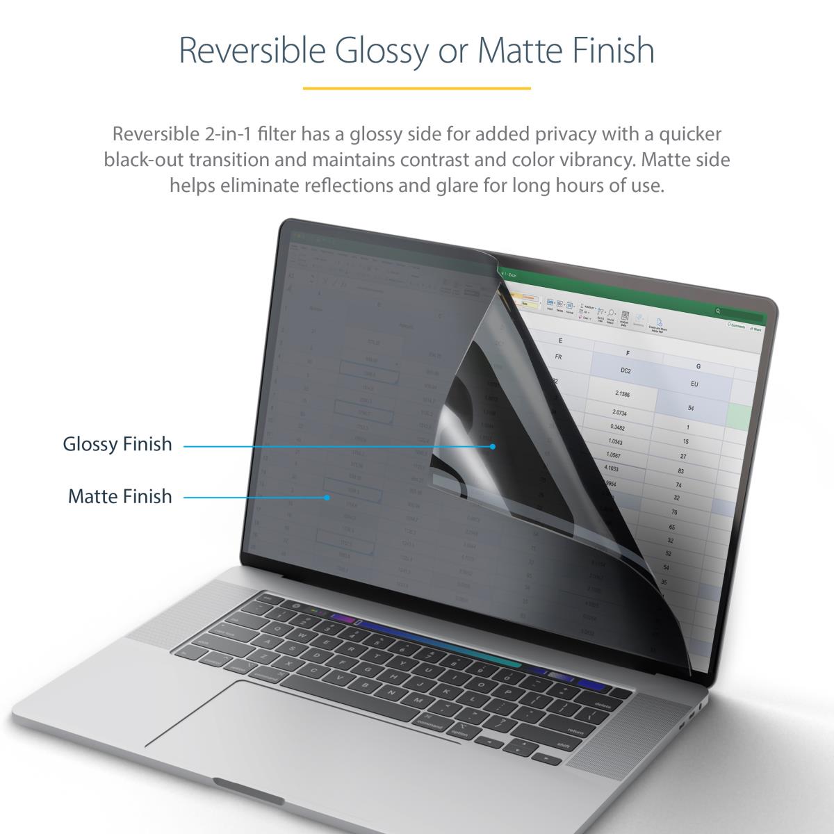 STARTECH.COM MacBook Pro Privacy Screen 14in Anti-glare Blue Light Filter