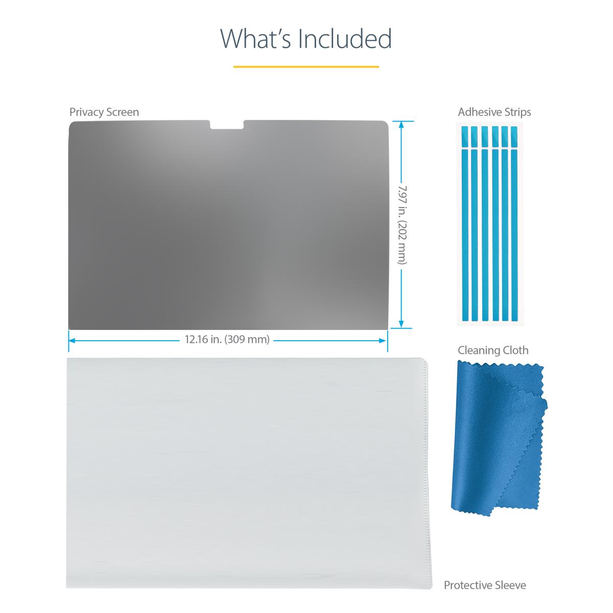 STARTECH.COM MacBook Pro Privacy Screen 14in Anti-glare Blue Light Filter