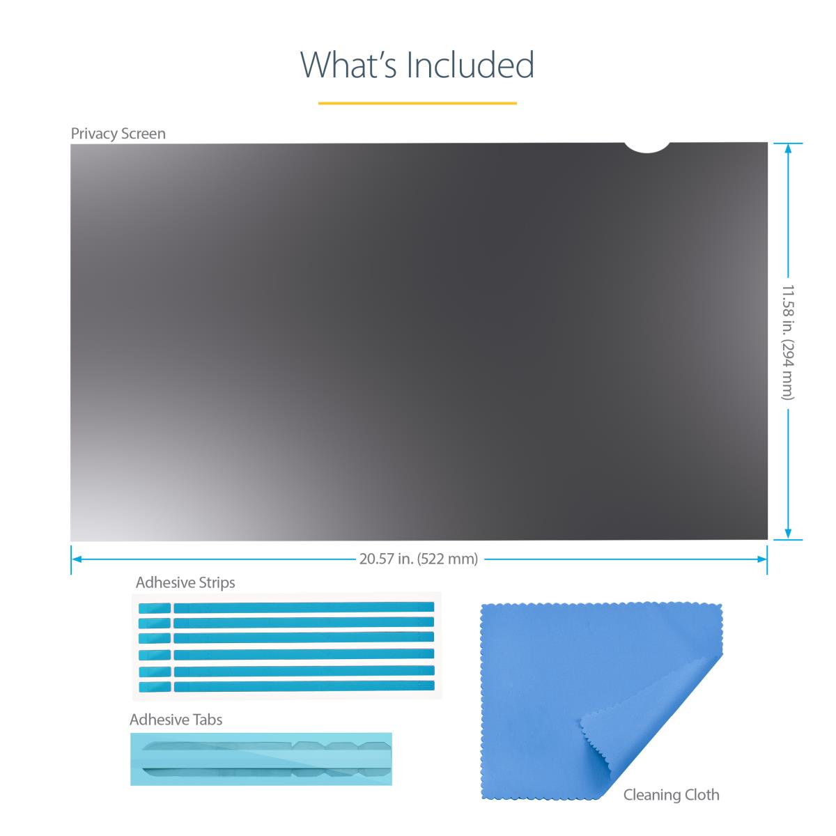 STARTECH.COM Monitor Privacy Filter 23.6in - Computer Privacy Screen/protecto