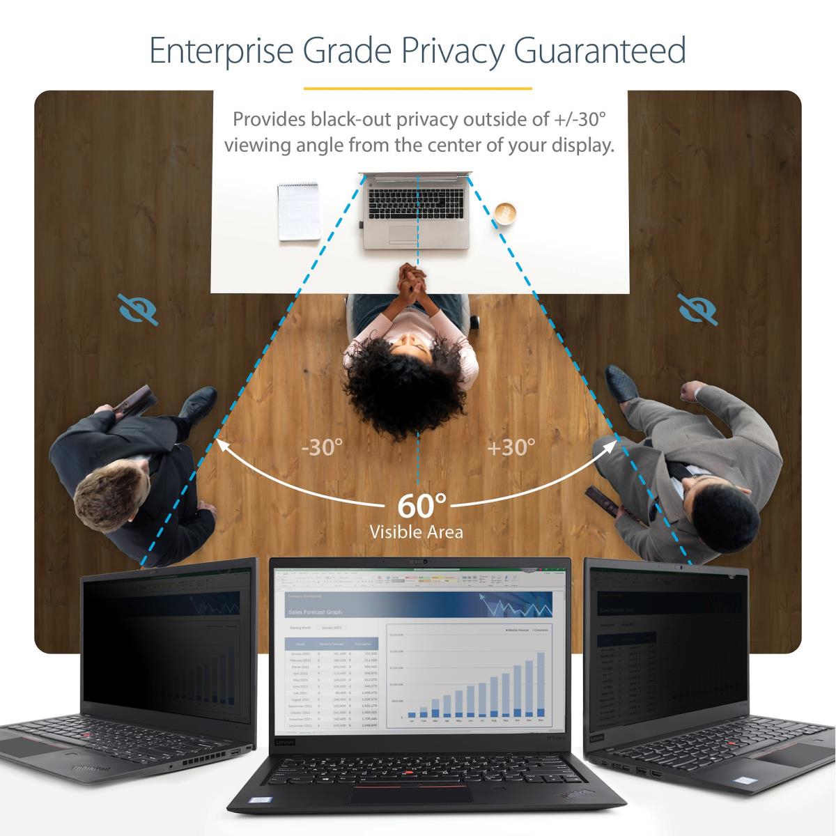 STARTECH.COM Laptop Privacy Filter 17.3 - Computer Privacy Screen/protecto
