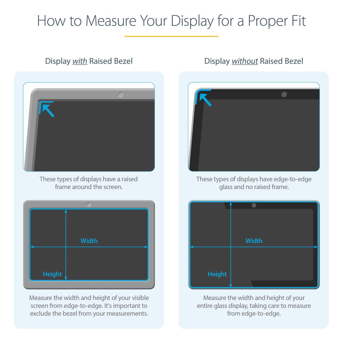 STARTECH.COM Laptop Privacy Filter 17.3 - Computer Privacy Screen/protecto
