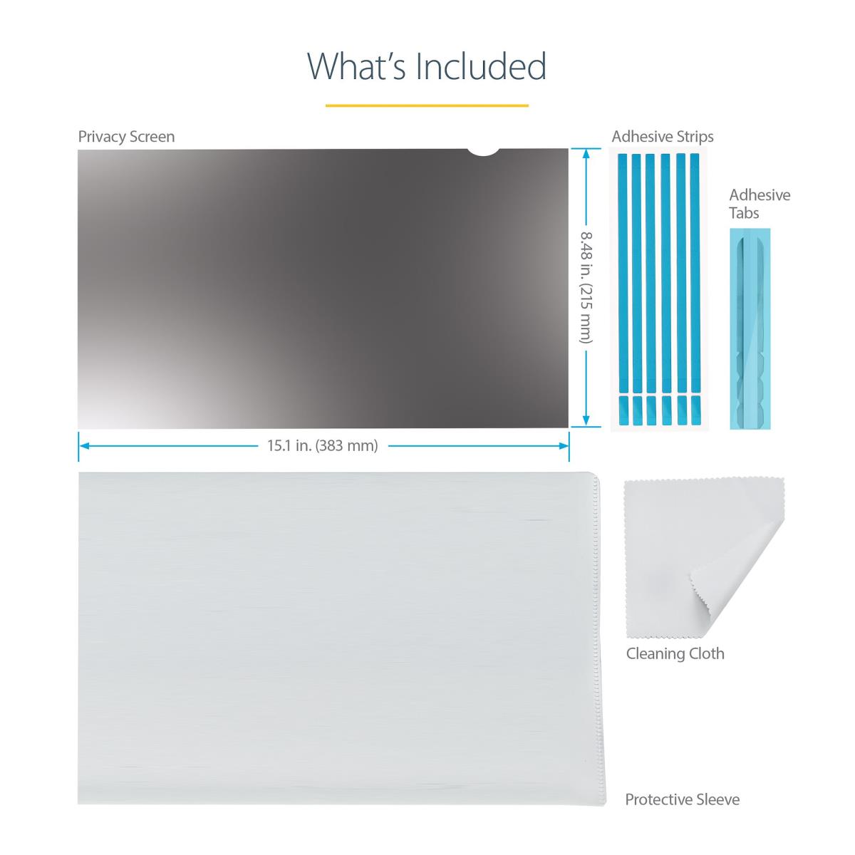 STARTECH.COM Laptop Privacy Filter 17.3 - Computer Privacy Screen/protecto