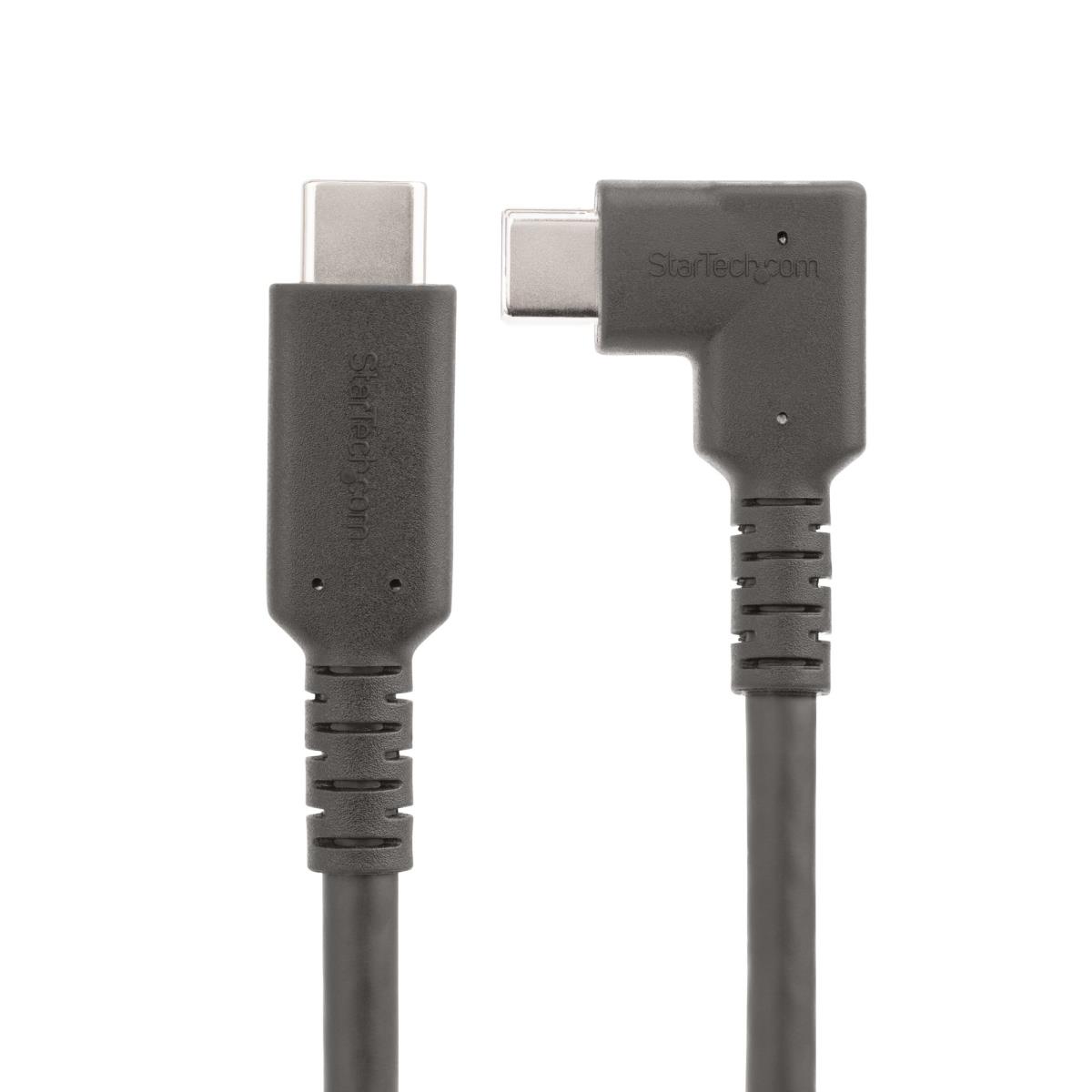 STARTECH.COM Rugged Right Angle USB-c Cable USB C To C Cable - 50cm - 90 Degrees