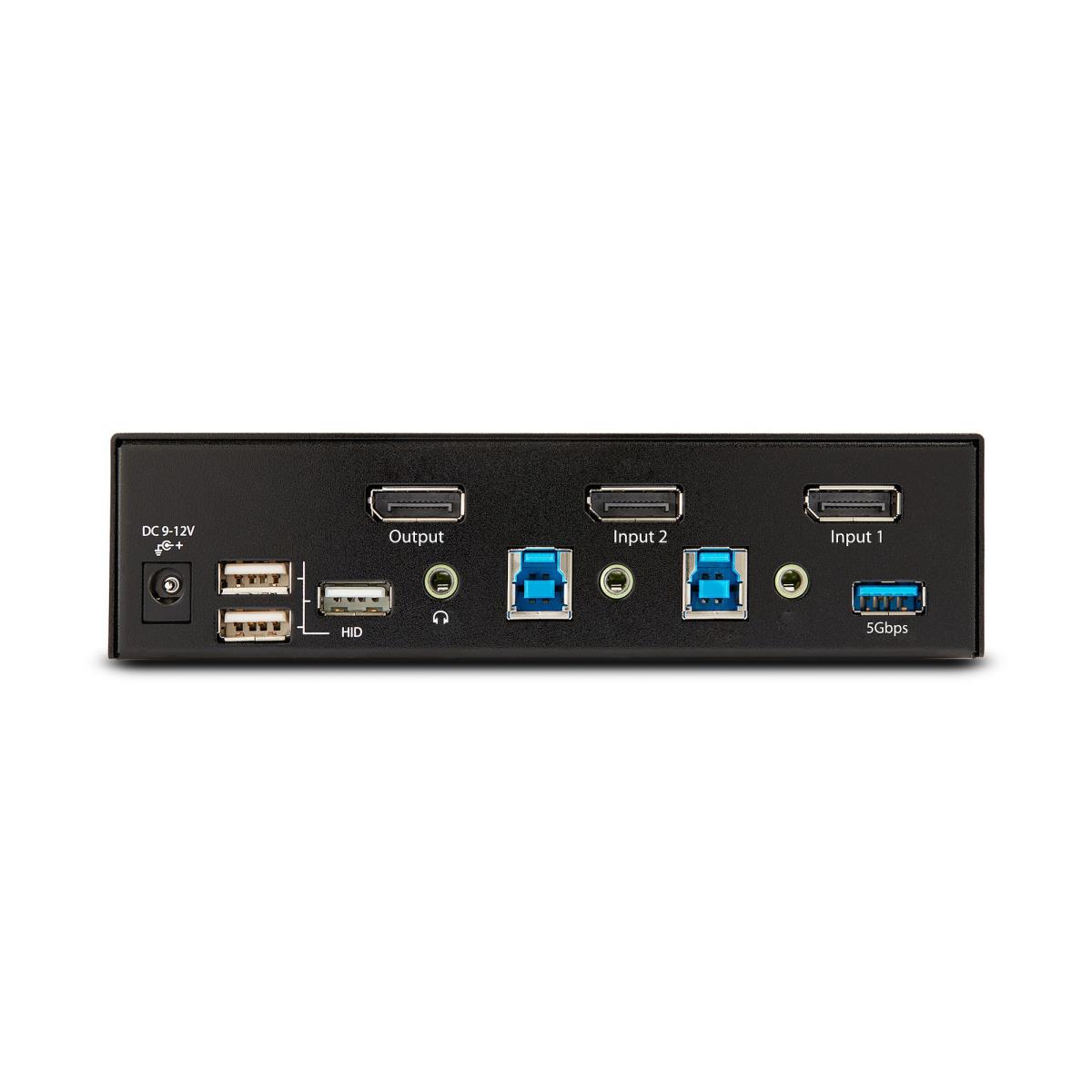 STARTECH.COM DisplayPort KVM Switch 2-port 8k 60hz Hotkeys Taa Compliant