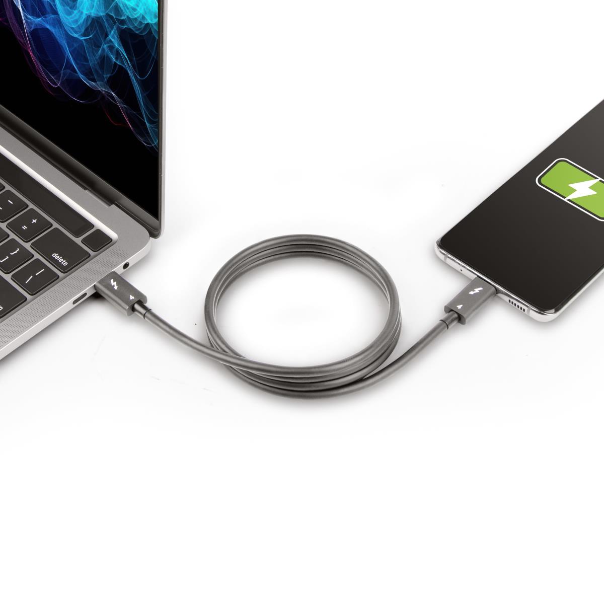 STARTECH.COM Thunderbolt 4 Cable Intel-certified 40gbps 100w Pd 3ft