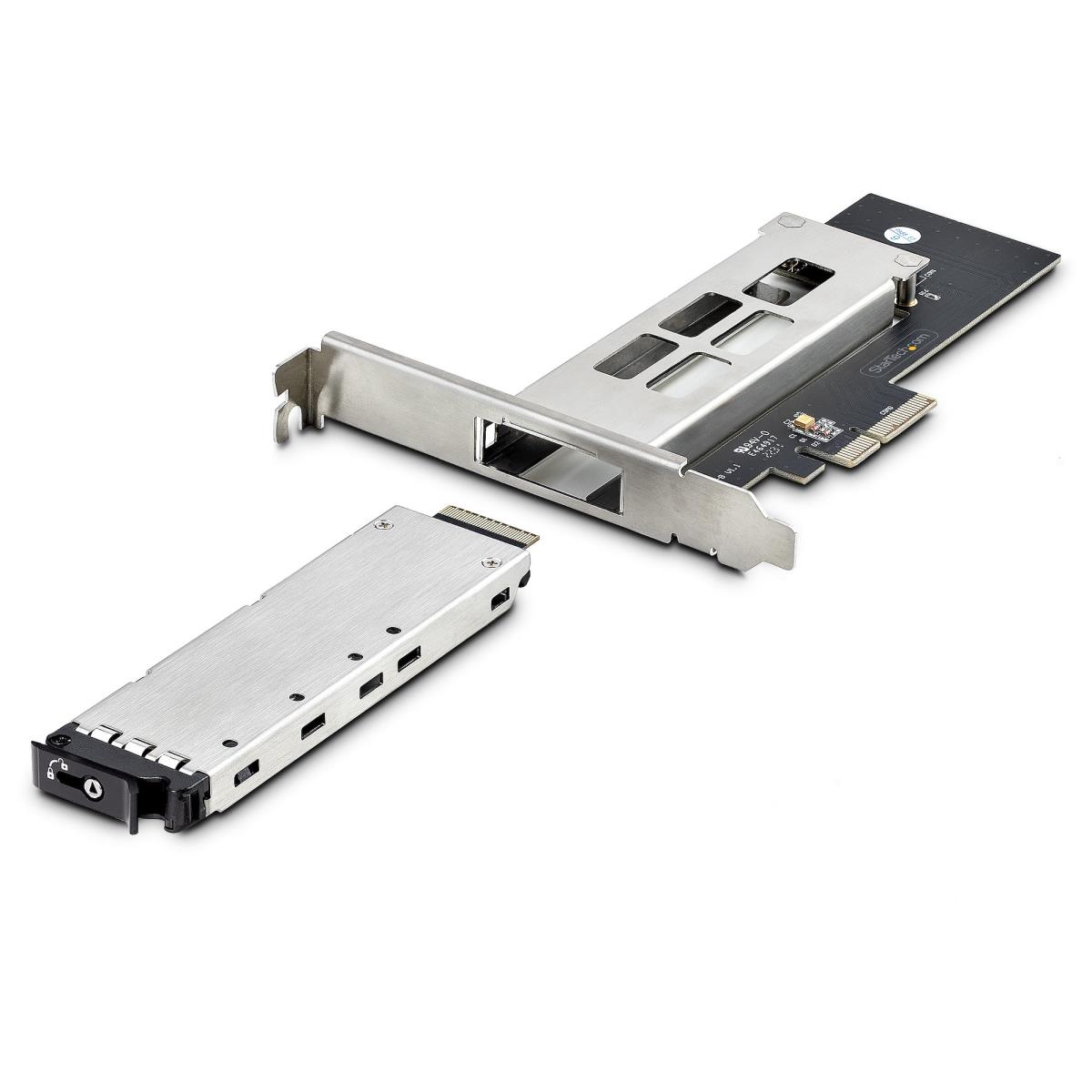 STARTECH.COM M.2 Nvme SSD To Pci-e X4 Slot - Hot Swap Mobile Rack/backplane