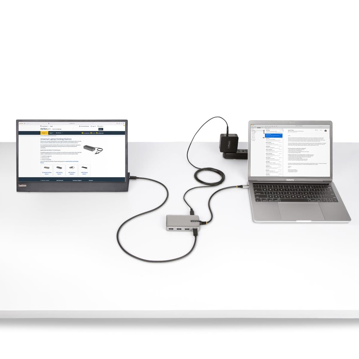 STARTECH.COM USB-c Hub 4-port W/USB-c Video 3x USB-a/1x USB-c For Laptops