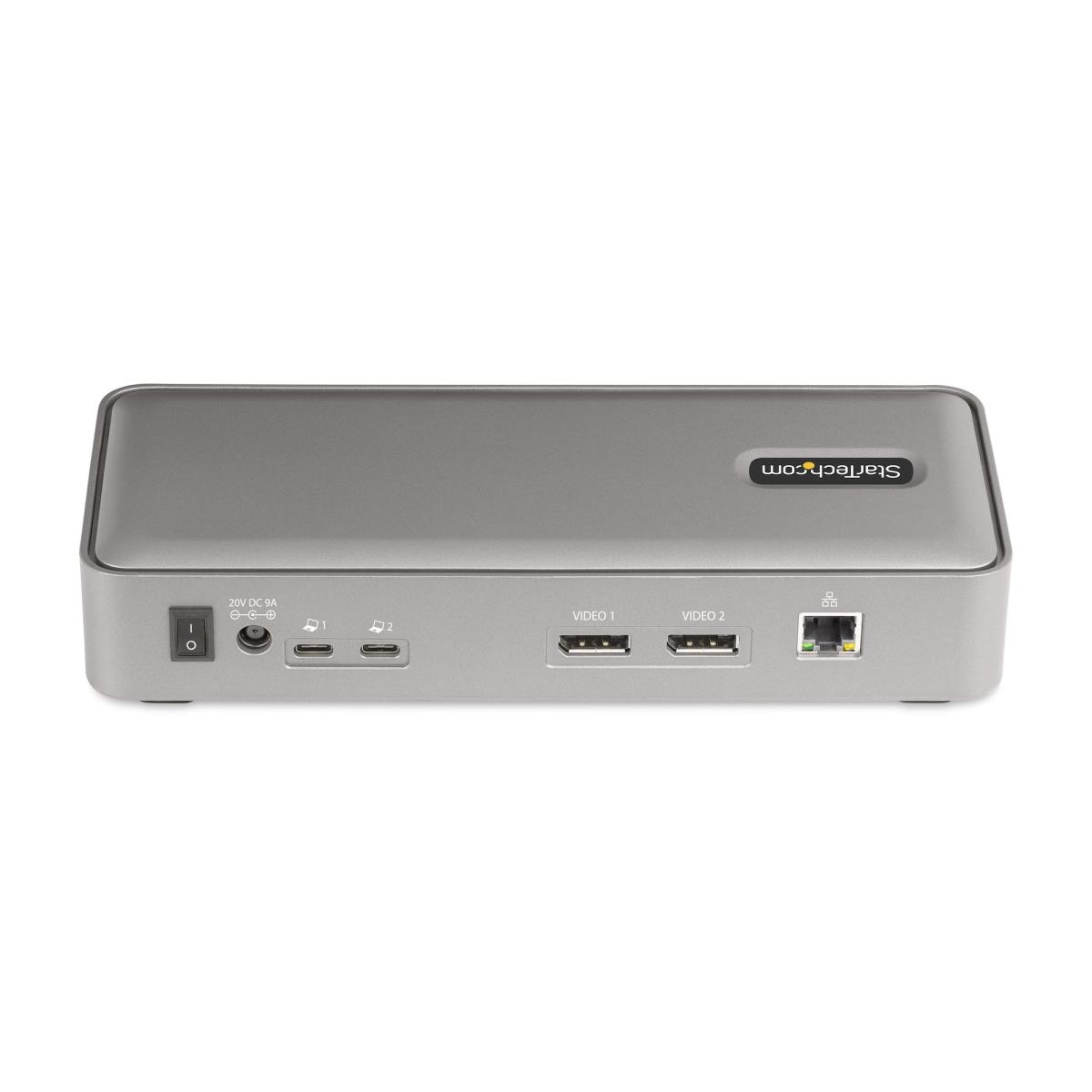 STARTECH.COM Dual-laptop USB-c KVM Docking Station - KVM Switch Dock