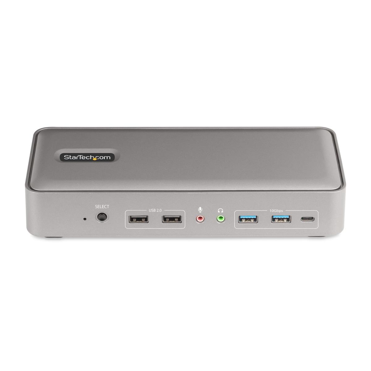 STARTECH.COM Dual-laptop USB-c KVM Docking Station - KVM Switch Dock
