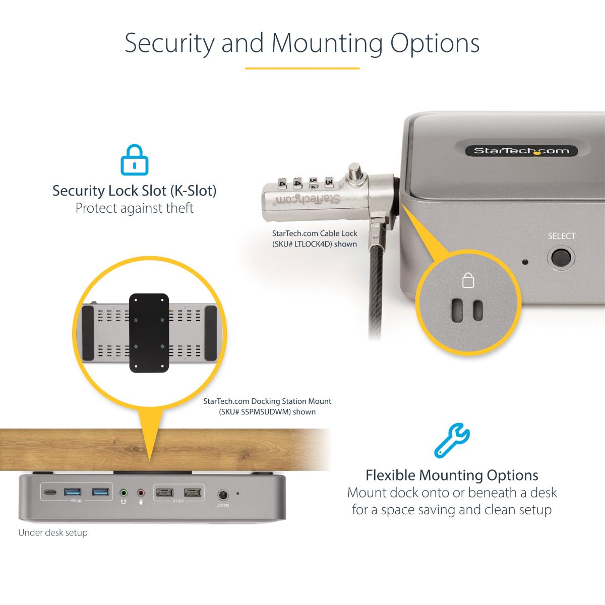 STARTECH.COM Dual-laptop USB-c KVM Docking Station - KVM Switch Dock