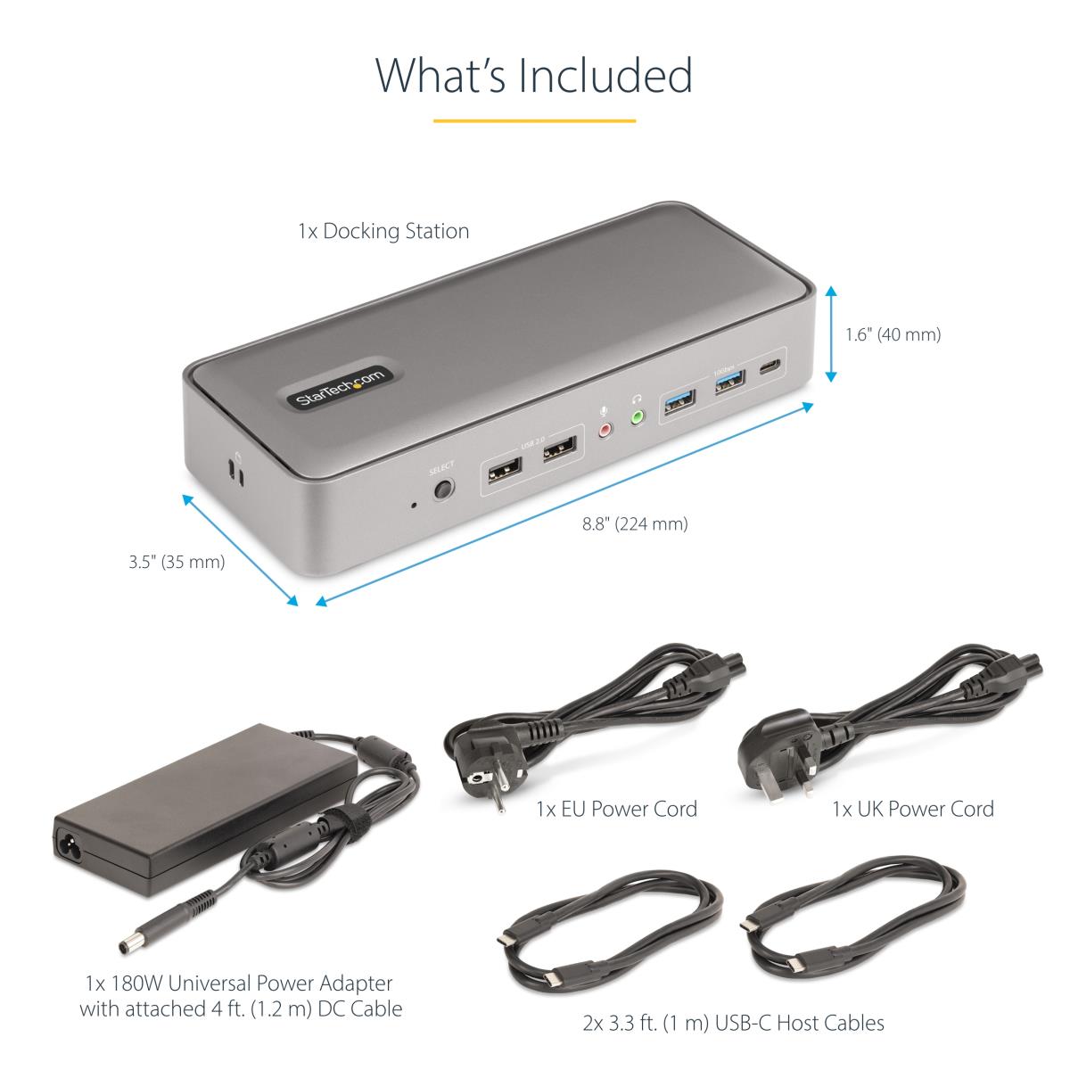 STARTECH.COM Dual-laptop USB-c KVM Docking Station - KVM Switch Dock