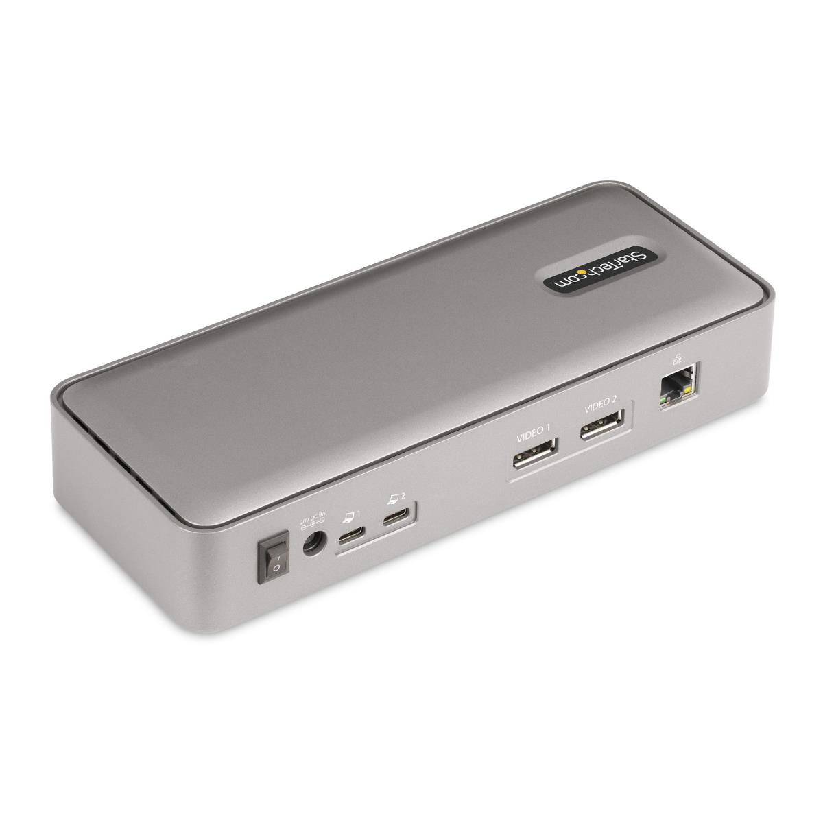STARTECH.COM Dual-laptop USB-c KVM Docking Station - KVM Switch Dock