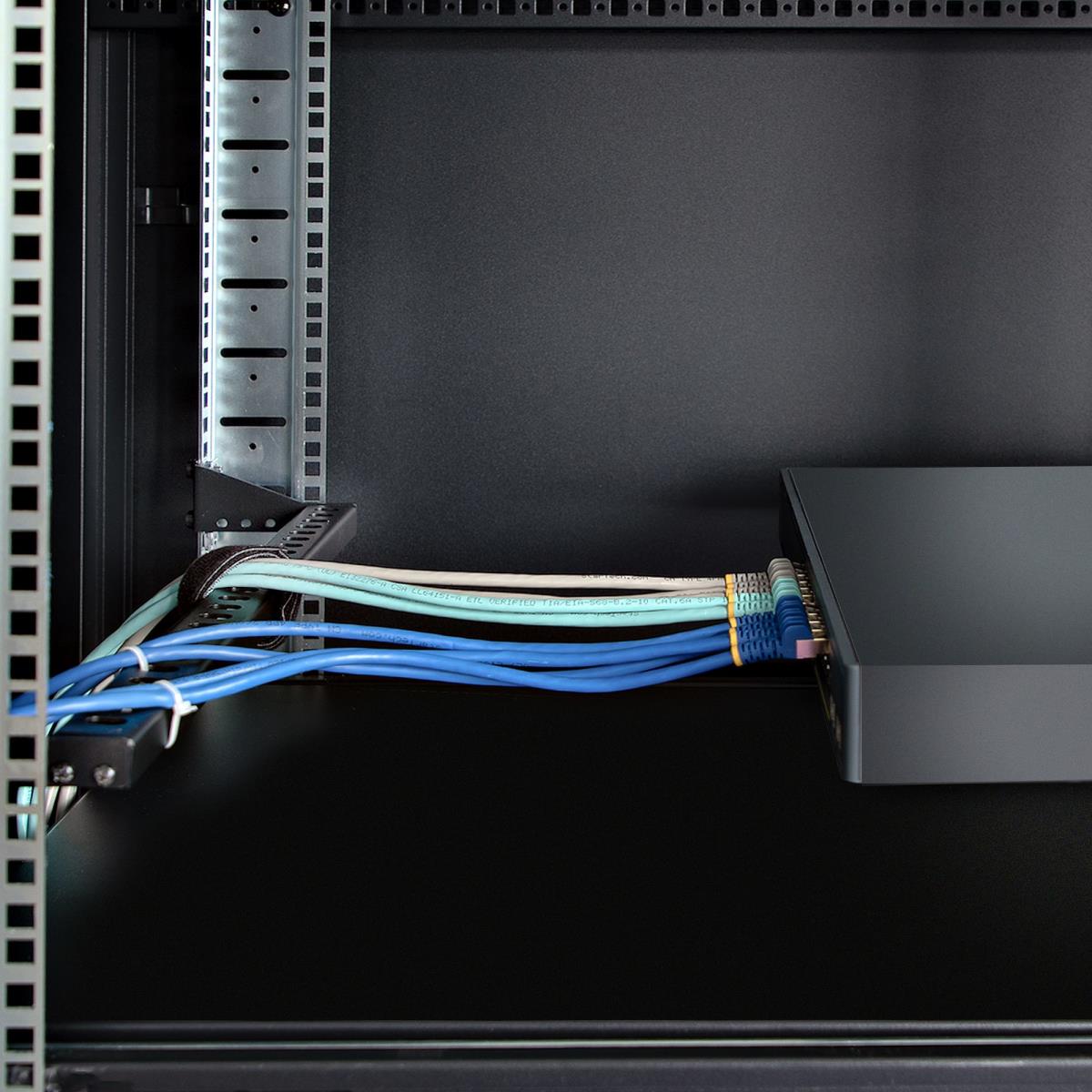 STARTECH.COM Cable Management Bar - 1u Rack Lacing Guide Bar For Patch Panel