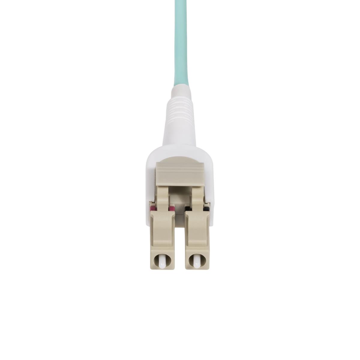 STARTECH.COM Om4 Fiber Optic Cable Lc To Lc Fiber Patch Cable - Blue 5m