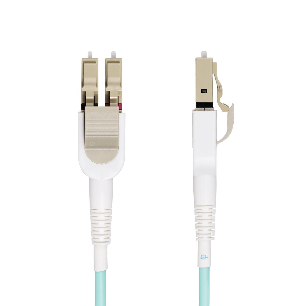 STARTECH.COM Om4 Fiber Optic Cable Lc To Lc Fiber Patch Cable - Blue 5m