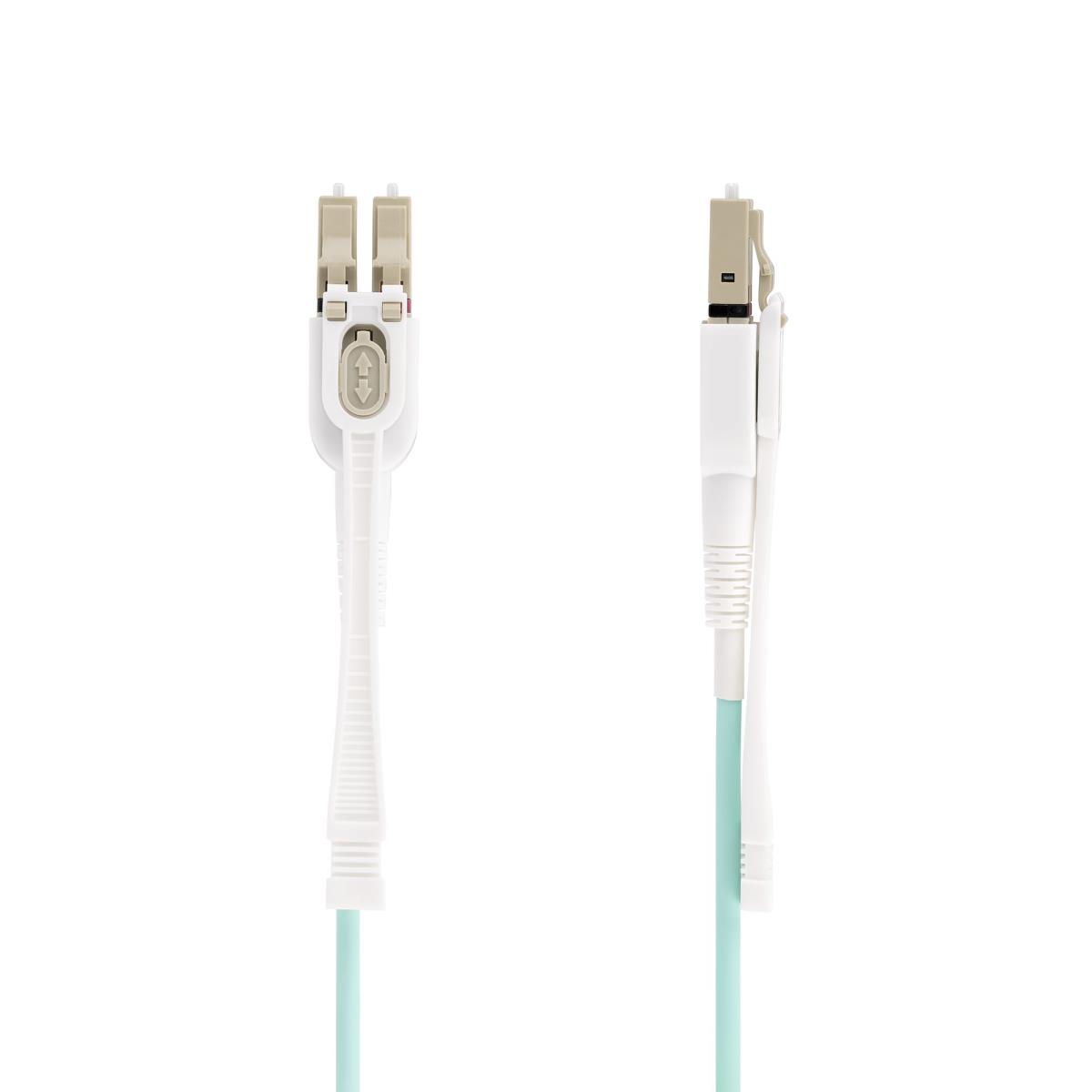 STARTECH.COM Om4 Fiber Optic Cable Lc To Lc Fiber Patch Cable - Blue 3m