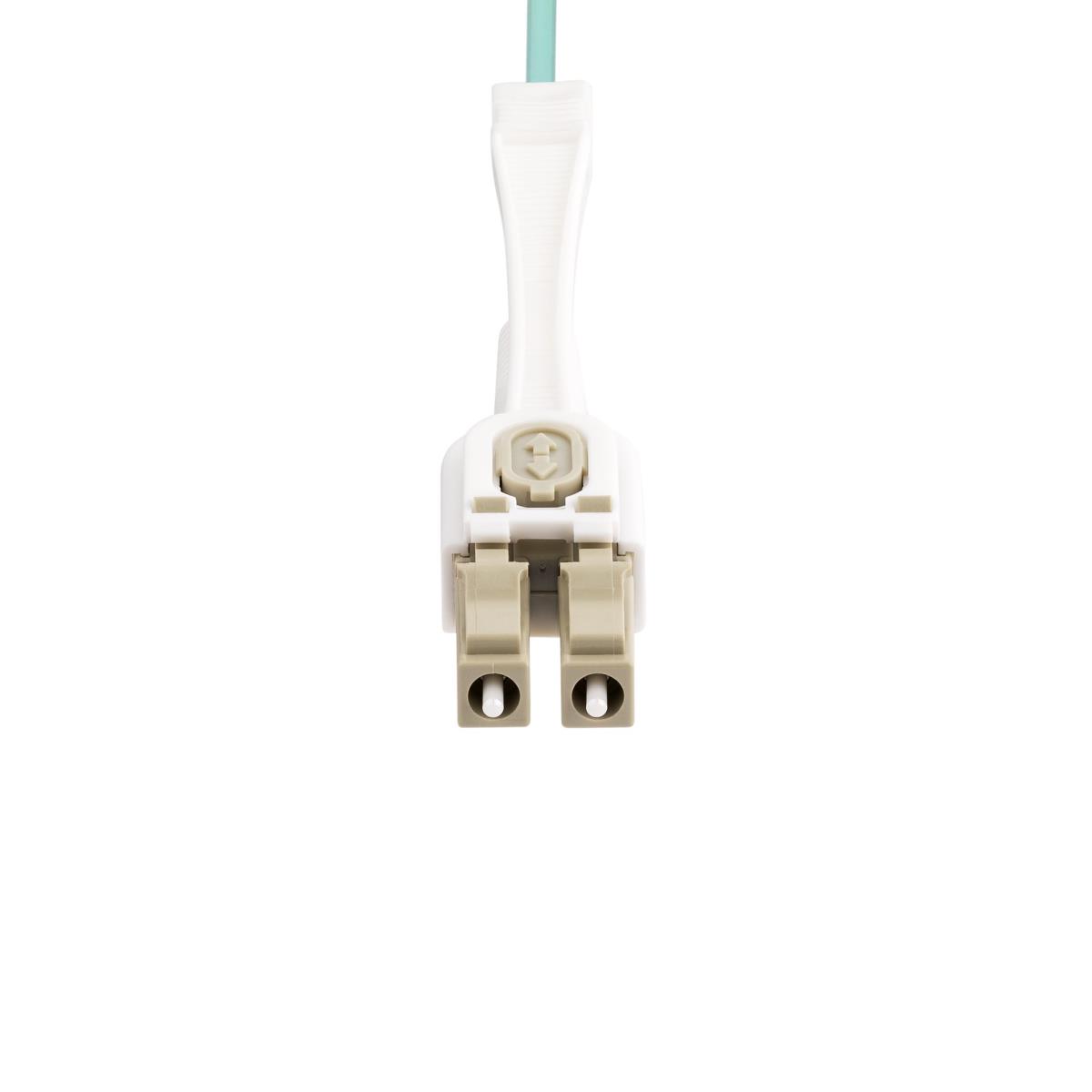 STARTECH.COM Om4 Fiber Optic Cable Lc To Lc Fiber Patch Cable - Blue 5m