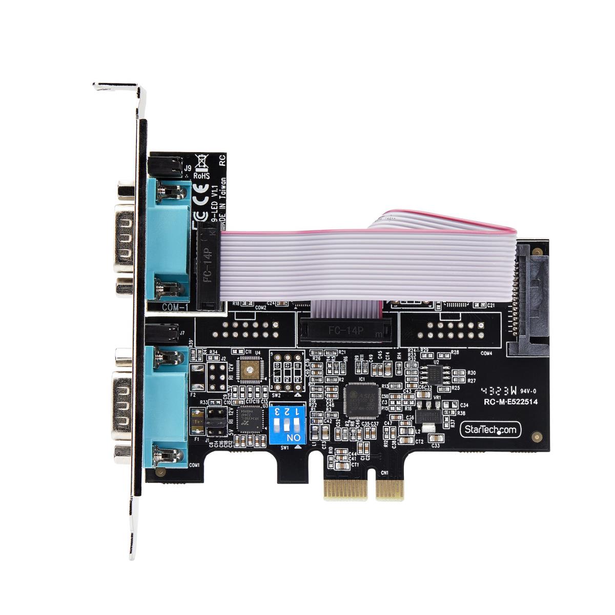 STARTECH.COM Serial Pcie Card - 2-port Dual-port Pci-e To Rs232/rs422/rs485 (db9) Serial Card Low-profi