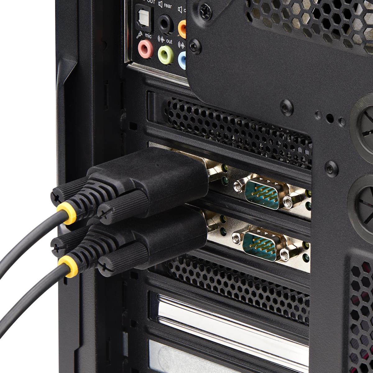 STARTECH.COM Serial Pcie Card - 4-port Quad-port Pci-e To Rs232/rs422/rs485 (db9) Serial Card Low-profi