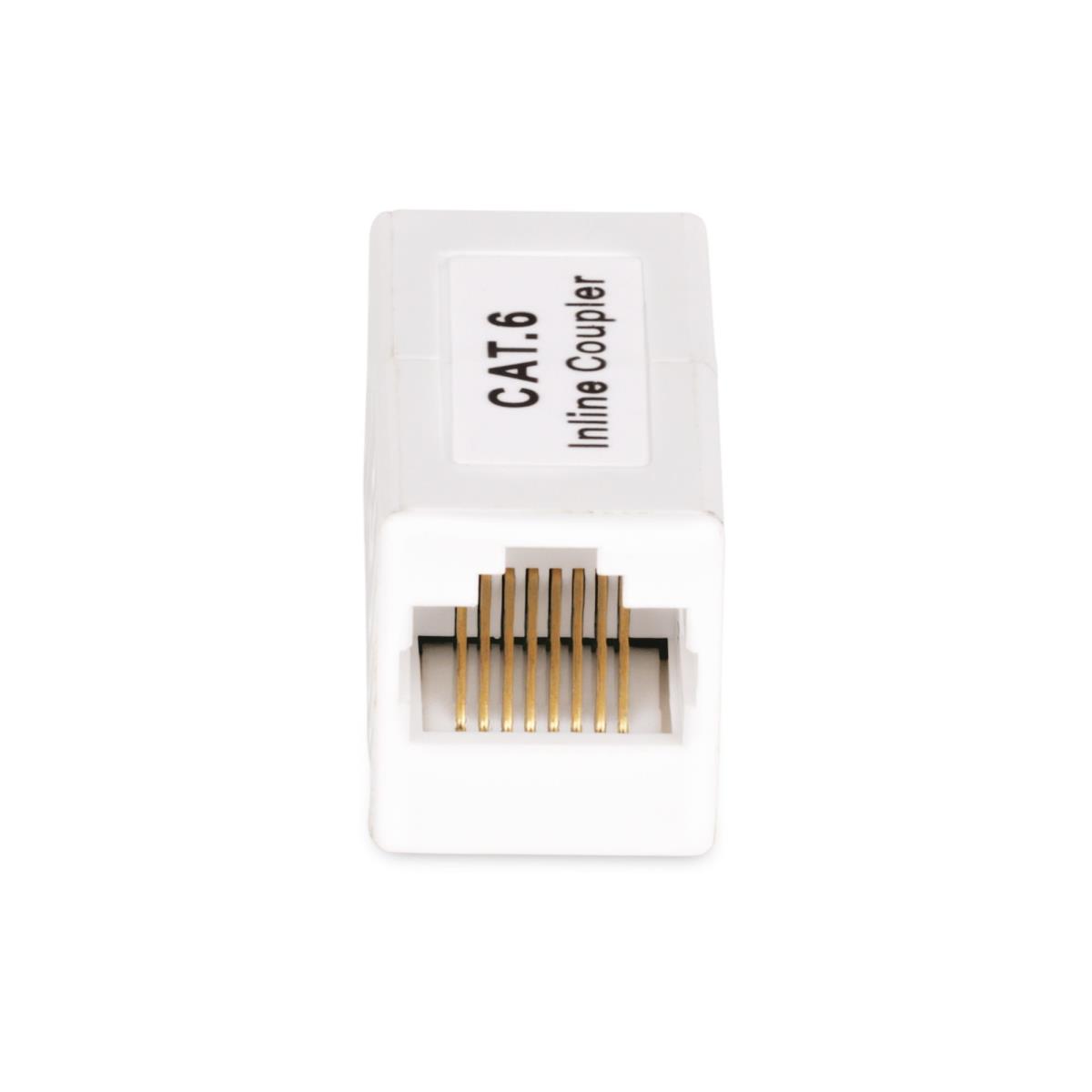 STARTECH.COM Coupler Rj45 Inline CAT6 Coupler, Female To Female (f/f) T568b Connector, Unshielded Ethernet Cable Extension -  5-pack