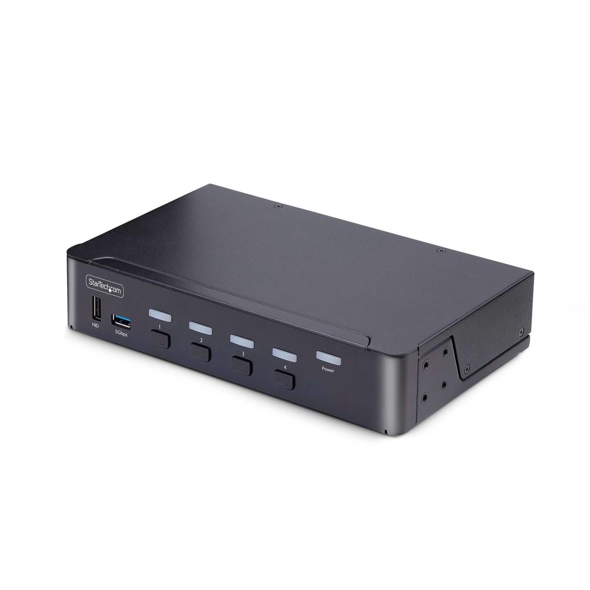 STARTECH.COM DisplayPort KVM Switch - 4-port 8k 60hz Hotkeys Taa Compliant