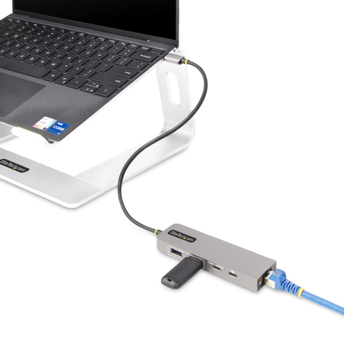 STARTECH.COM USB-c Hub 2.5GB 3-port Ethernet 100w Power Delivery Passthrough