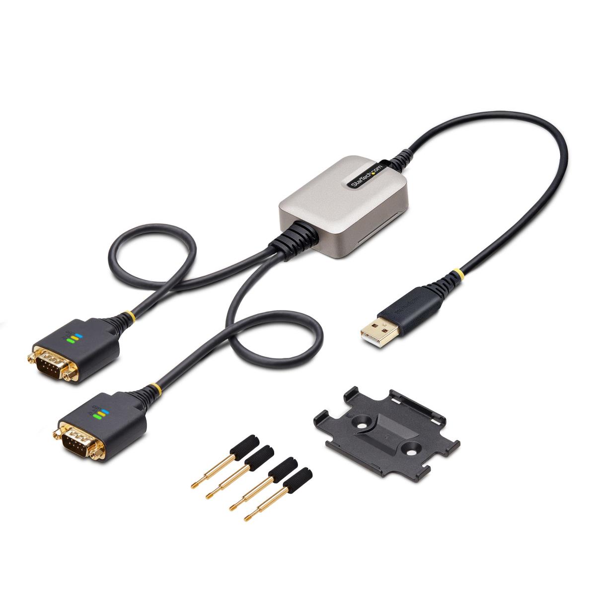 STARTECH.COM USB Serial Cable - 2-port USB To Dual Db9 Rs232 Adapter 60cm