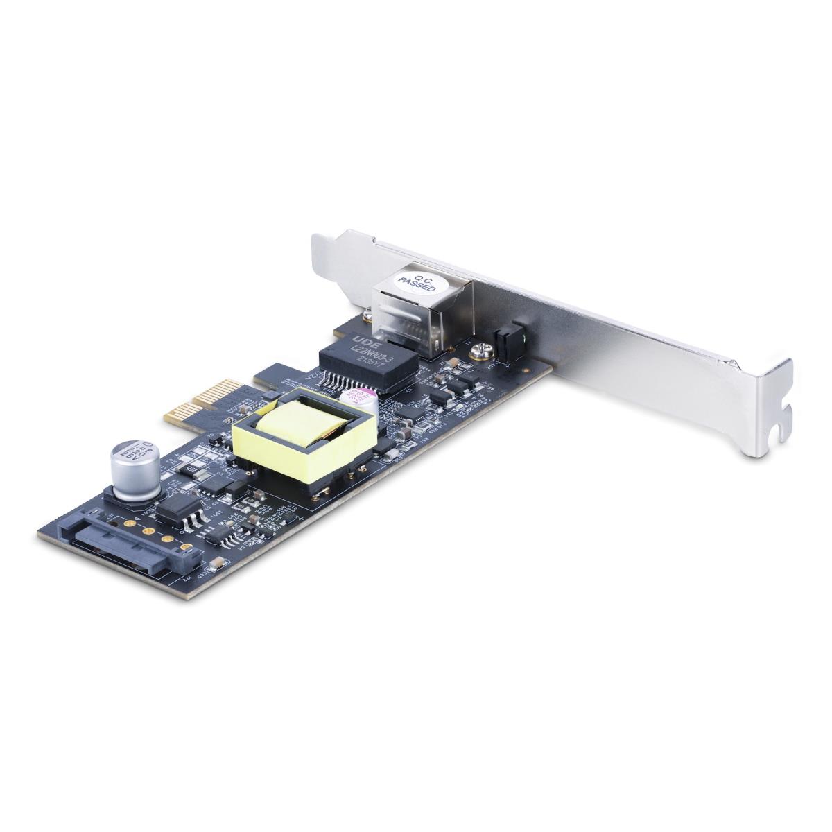 STARTECH.COM Network Card - 1-port 2.5gbps Pci-e 802.3af/at Poe+ Ethernet Ni