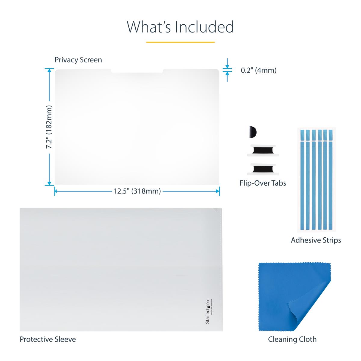 STARTECH.COM Privacy Screen - 14in - For Laptop Anti-glare Blue Light Filter