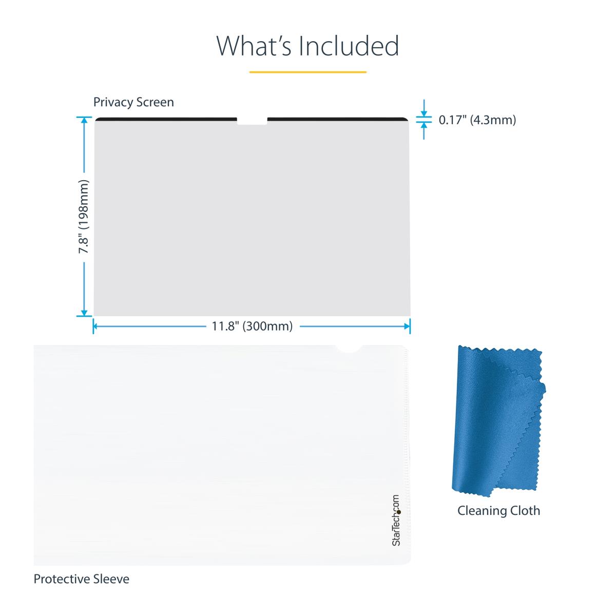 STARTECH.COM Privacy Screen - 13in - For MacBook Air Anti-glare Blue Light Filter