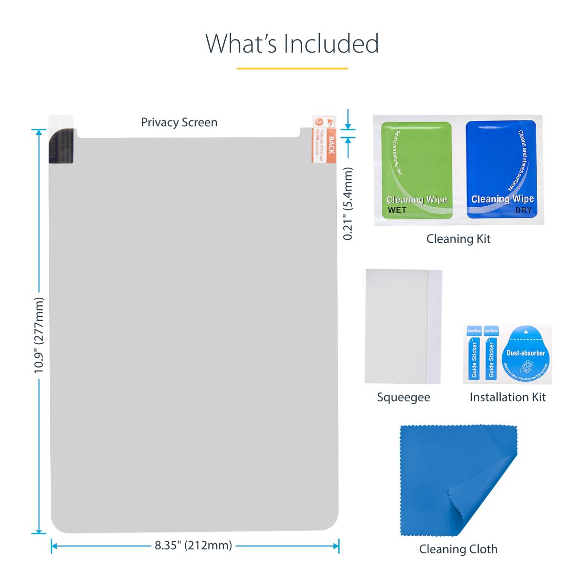 STARTECH.COM Privacy Screen - 12.9in iPad Pro 4-way Filter Protector/shield