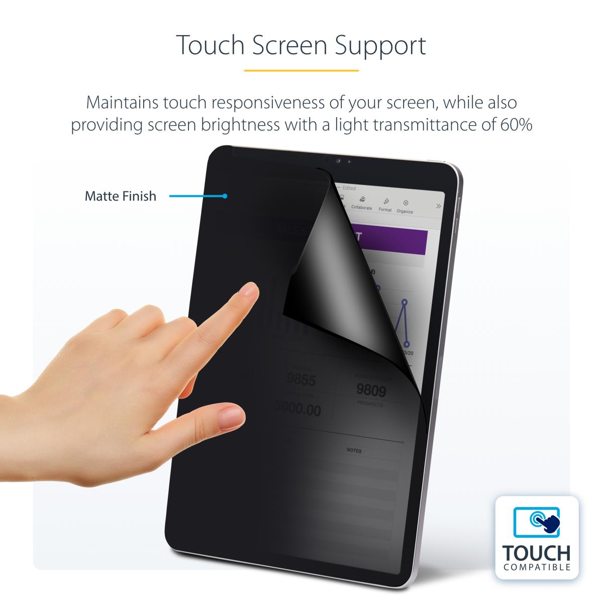 STARTECH.COM Privacy Screen - 12.9in iPad Pro 4-way Filter Protector/shield