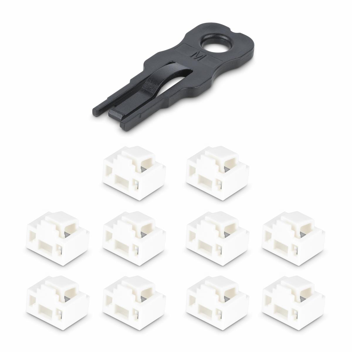 STARTECH.COM Rj45 Port Locks - 10 Pack Ethernet Port Blocker Dust Cover