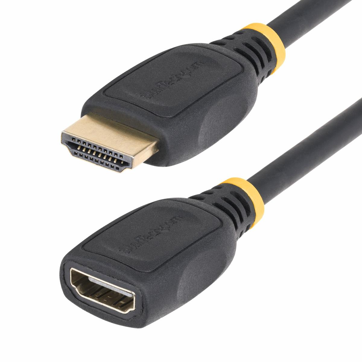 STARTECH.COM Hdmi Extension Cable M/fport Saver Cord/hdmi 2.0/4k 60hz 18in