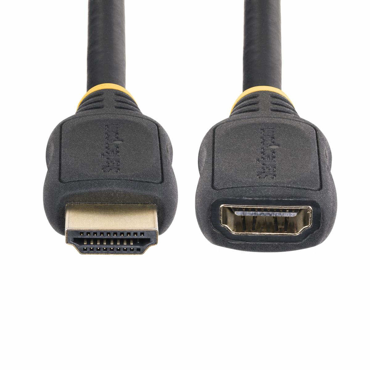 STARTECH.COM Hdmi Extension Cable M/fport Saver Cord/hdmi 2.0/4k 60hz 18in