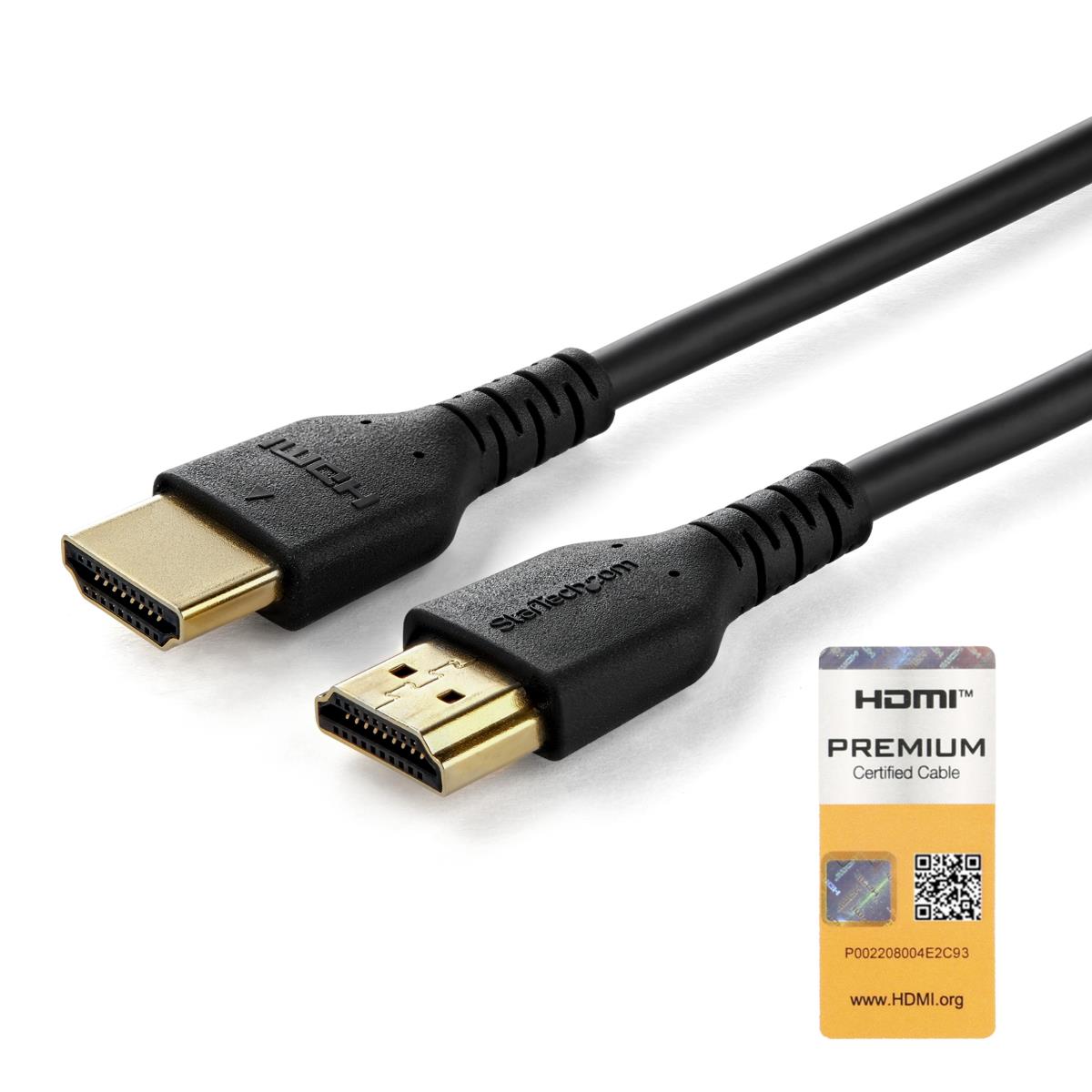 STARTECH.COM Hdmi Cable 4k 60hz - Premium High Speed Cable 1.5m